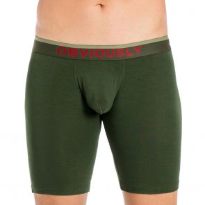 Obviously Freeman 6 Inch Leg Boxer Brief C09 Pine