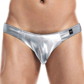 CUT4MEN Provocative Low Rise Bikini Brief C4M01 Silver Skai