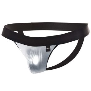 CUT4MEN Provocative Jockstrap C4M04 Silver Skai