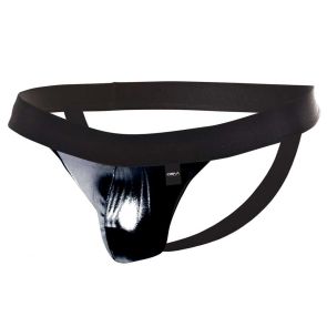 CUT4MEN Provocative Jockstrap C4M04 Black Skai