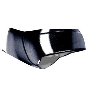 CUT4MEN Provocative High Cut Cheeky Brief C4M05 Black Skai