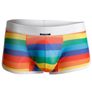 CUT4MEN Renaissance Athletic Trunk C4M06 Rainbow