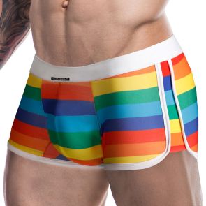 CUT4MEN Renaissance Athletic Trunk C4M06 Rainbow