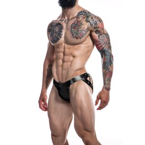 CUT4MEN Renaissance Desire Jockstrap C4M14 Black Leatherette