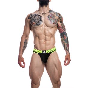 CUT4MEN Renaissance Rugby Jockstrap C4M15 Neon Green