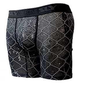 Sly Cage Fight Boxer Brief BUPCGF Black