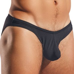 Cocksox LUX Semi-Sheer Brief CX01LUX Nero