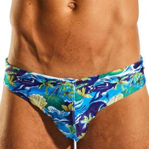 Cocksox Drawstring Swim Brief CX06PR Paradise Palms