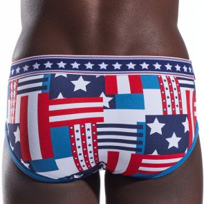 Cocksox Americana Sports Brief CX76N Freedom Print