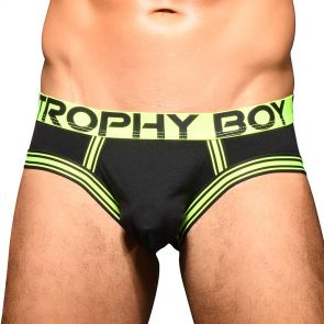 Andrew Christian Trophy Boy Score Brief 91792 Black