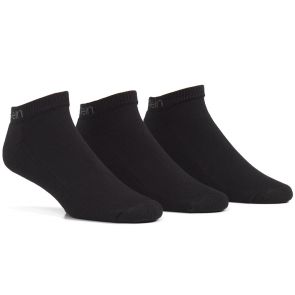 Calvin Klein Mens Philip Sports Athletic Ped Ankle Socks 3-Pack E93025 Black