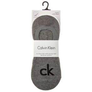 Calvin Klein Albert Logo Liner Socks 3-Pack ECA343 Grey Heather/White/Black