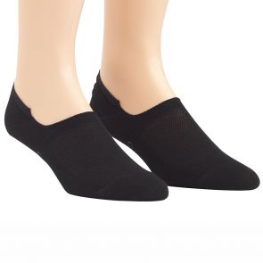 Calvin Klein Mens Caleb No Show Liner Socks 2-Pack ECL172 Black