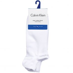 Calvin Klein Owen Coolmax Liner Socks 3 Pack ECL376 White