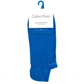 Calvin Klein Owen Coolmax Liner Socks 3 Pack ECL376 French Blue/White/Navy