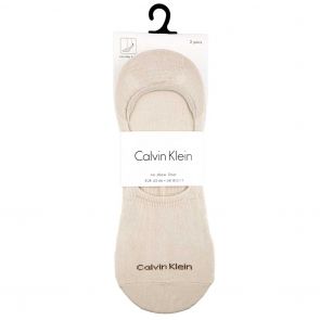 Calvin Klein Cotton No Show 2-Pack ECX276 Assorted