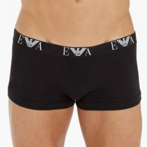 Emporio Armani Cotton Stretch Boxer Trunk 2-Pack 111210 Black