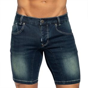ES Collection Denim Bermuda Jeans ESJ072 Navy