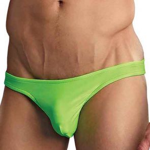 Male Power Euro Male Spandex Brazilian Pouch Bikini Pak-871 Lime
