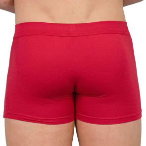 Obviously EliteMan Boxer Brief 3 inch Leg F00 Red