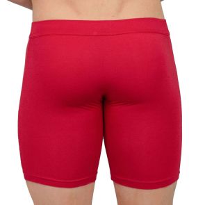 Obviously EliteMan Boxer Brief 6 inch Leg F09 Red