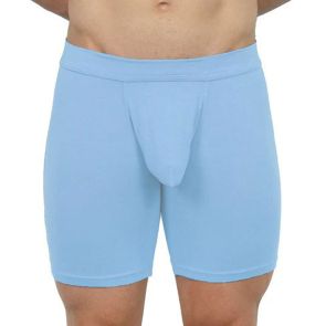 Obviously EliteMan Boxer Brief 6 inch Leg F09 Sky