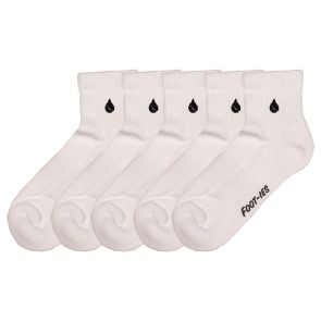 Foot-ies Blaze Quarter Sneaker 5-Pack Socks FBLA658