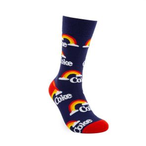 Foot-ies Coke Skies Socks FCOK588 Navy