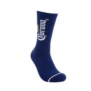 Foot-ies Corona Bold Sneaker 2-Pack Sock FCOR653 White/Navy