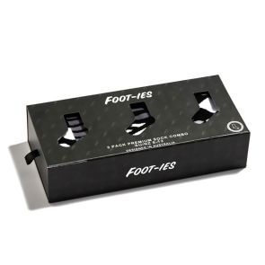 Foot-ies Monochromatic Gift Box 3-Pack Socks FMON143 Monochrome