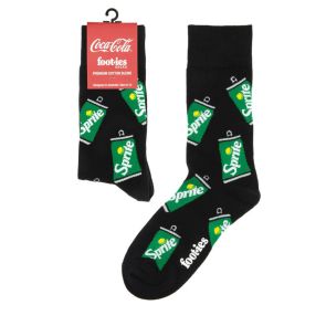 Foot-ies Sprite Cans Socks FSPR598 Black