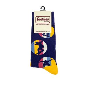 Foot-ies Sunset Skate Sneaker Socks FSUN633 Navy