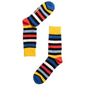 Foot-ies Super Stripe Sneaker Socks FSUP119 Black