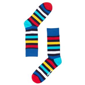 Foot-ies Super Stripe Sneaker Socks FSUP120 Navy