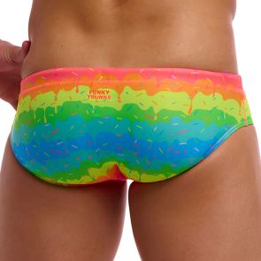 Funky Trunks Men's Classic Brief FTS035M Melting Mayhem