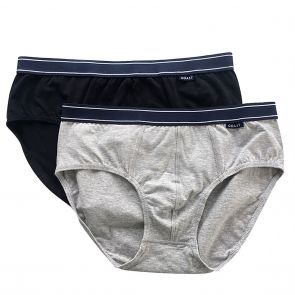 Coast Ned Brief 2-Pack Black/Grey