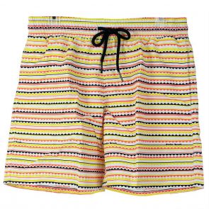 Nookie Beach Good Vibrations Boardies Swim Short NBS10916 Fiesta