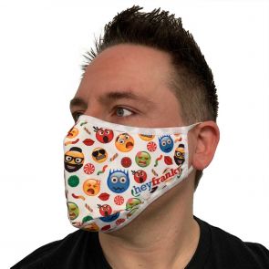 Hey Franky Premium Reusable Face Mask HFMSK01 Emoji