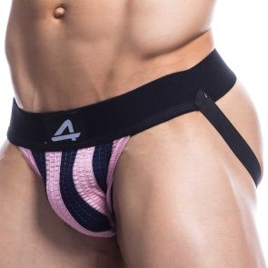 CUT4MEN JOCKSTR4P  Jockstrap Pink Stripe JOCKSTR4P01 Pink