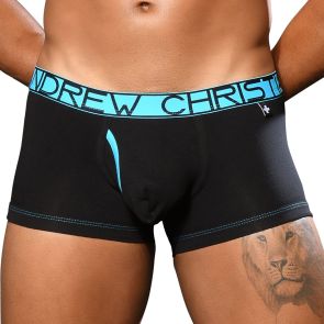 Andrew Christian Fly Tagless Boxer w/ Almost Naked 92493 Black