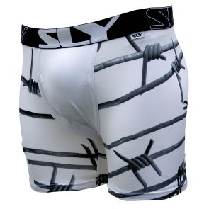 Sly Underwear Keep Out Mens Boxer BUPKPO Black/White