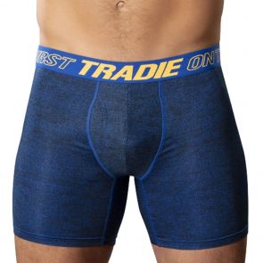 Tradie Cool Tech Mid Length Trunk MJ2072SK Blue Marle