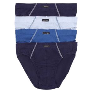 Jockey Cotton Brief 4-Pack M09014 Assorted