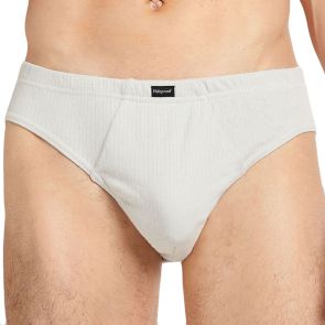 Holeproof Cotton Interlock Brief 4-Pack M16744 Blk/Brn/Blu/Gry