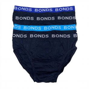 Bonds Mens Hipster Brief 4-Pack M38DM4 Assorted