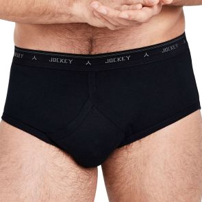 Jockey Classic Y-Front Brief Value 3-Pack Black M9009B