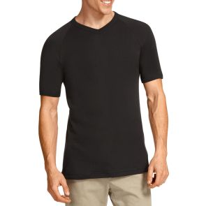 Bonds V Neck Raglan Tee 2-Pack M9762W Black