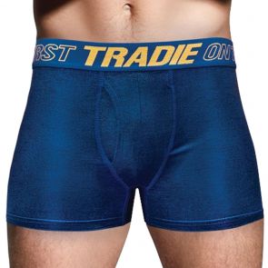 Tradie Cool Tech Short Length Trunk MJ2355SK Blue Marle