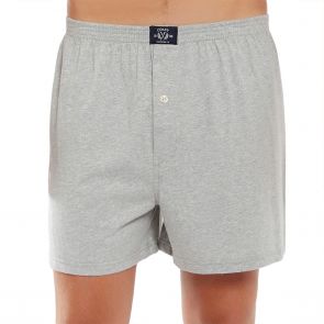 Coast Mens Knit Boxer Short MCBS2380 Grey Marle