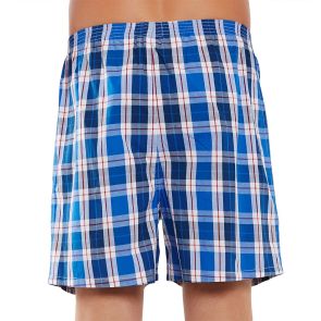 Coast Mens 2-Pack Woven Boxer MCPB0001 Blue